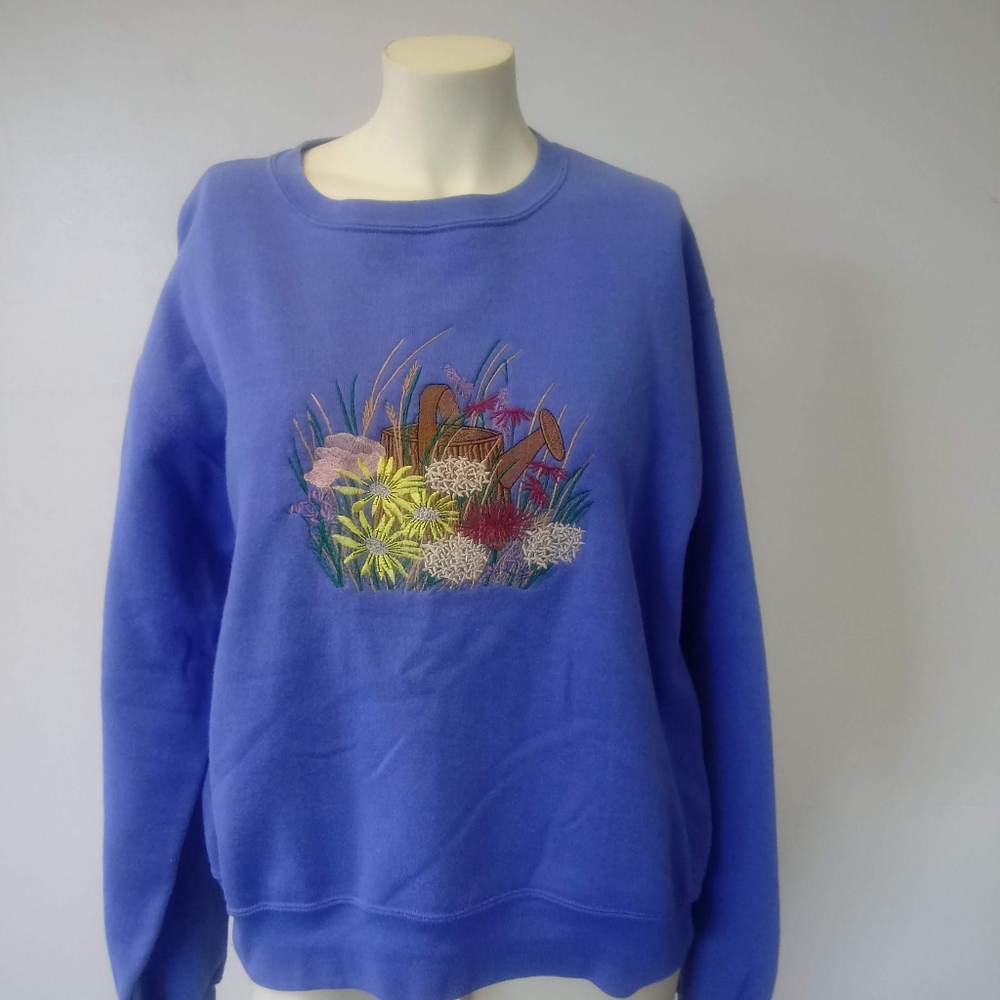 Handmade Women's embroidered sweatshirt